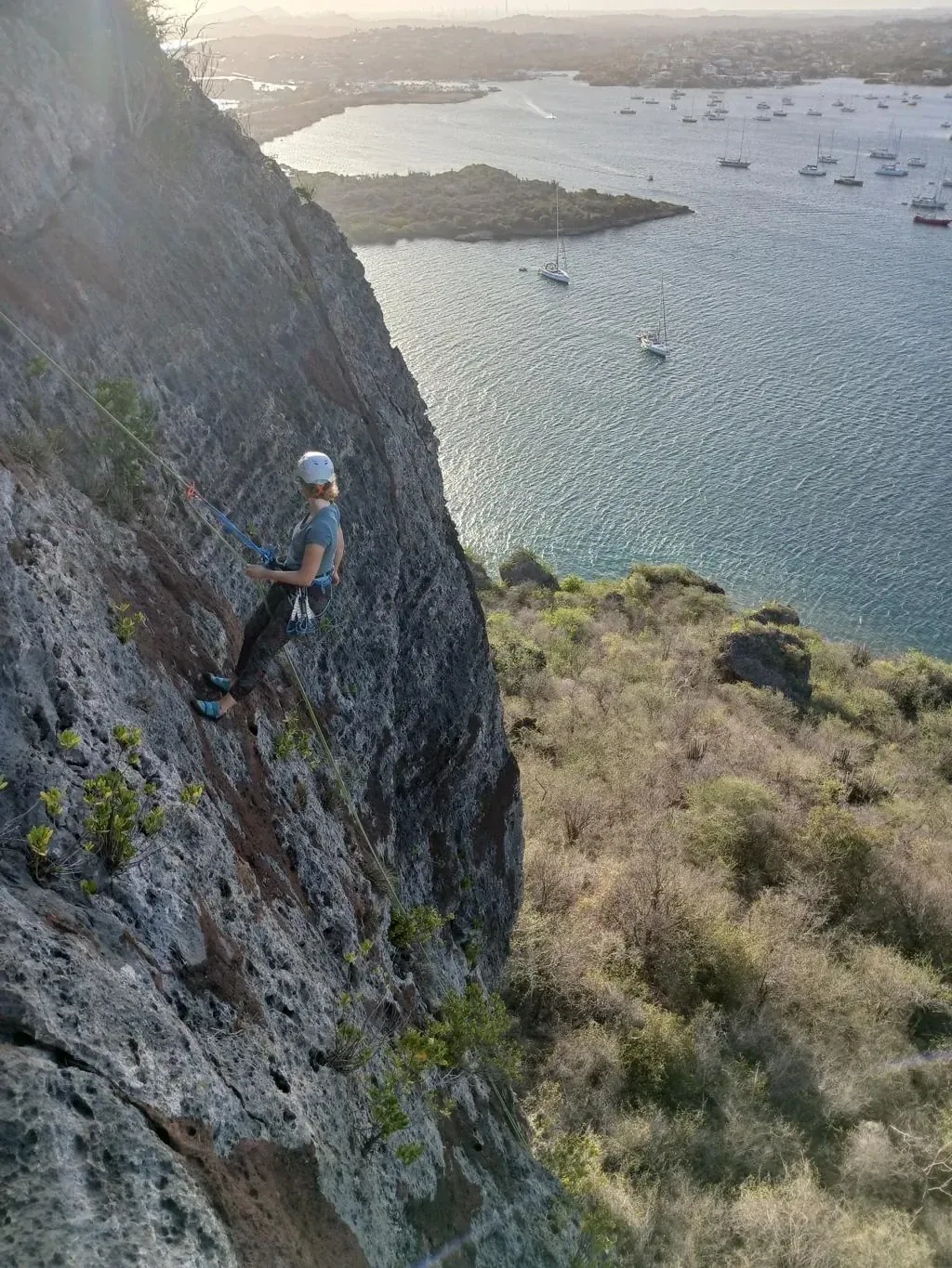 Abseiling in Curaçao